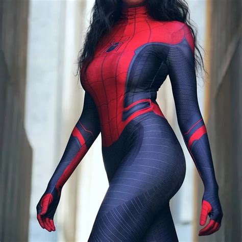 sexy female spiderman|Amazon.co.uk: Womens Spiderman Costume Bodysuit